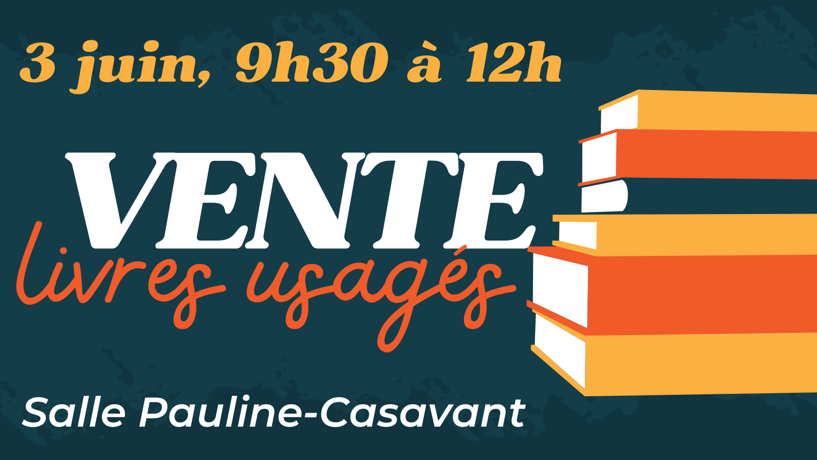 Vente de livres usagés de la bibliothèque